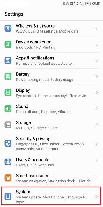 Enable Developer Mode on Huawei nova 3i .